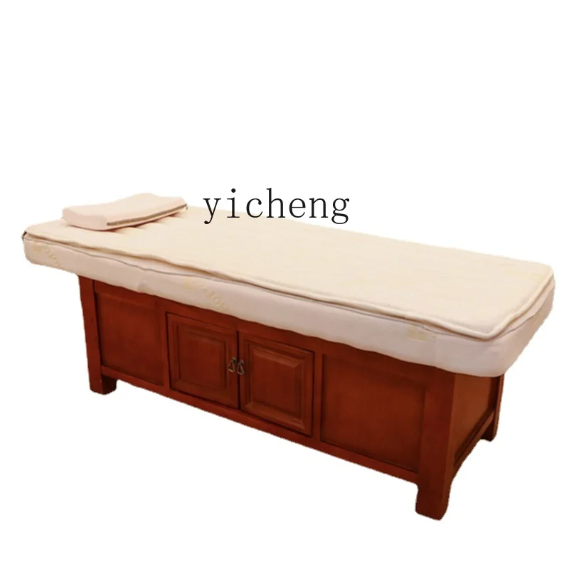 

Xl Solid Wood Latex Beauty Bed Multifunctional Massage Physiotherapy Bed Traditional Chinese Medicine Massage Bed