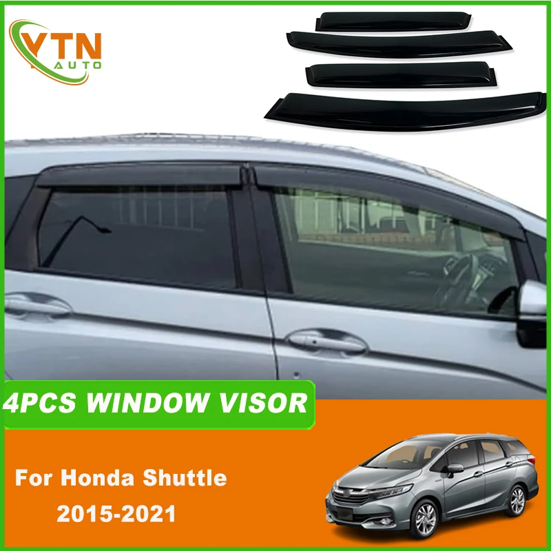 For Honda Shuttle 2015 2016 2017 2018 2019 2020 2021 Car Window Deflector Visor Shade Weather Shield Sun Rain Guard
