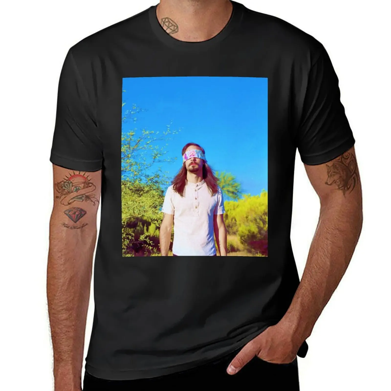 Blindfold T-Shirt shirts graphic tees customizeds summer tops customs Men's clothing