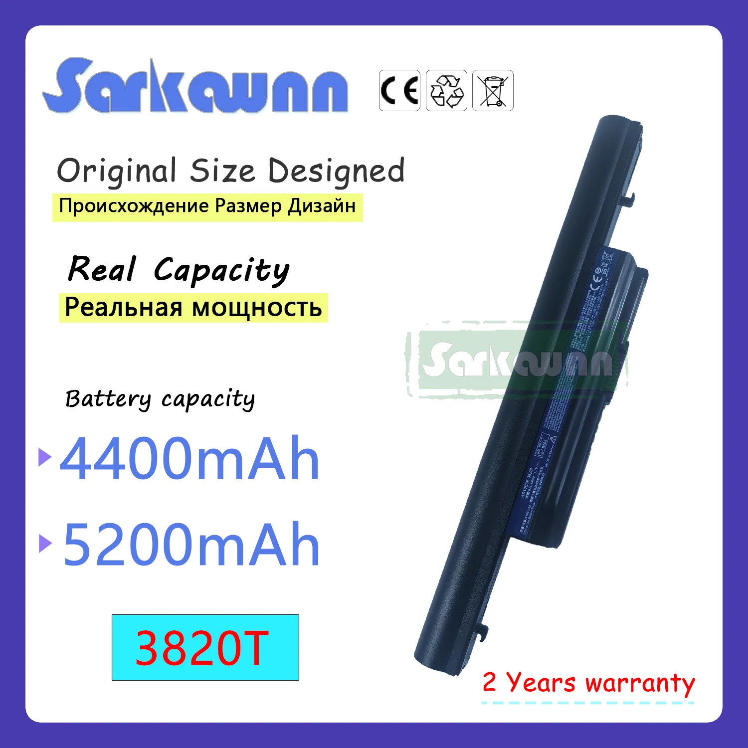 

SARKAWNN 3820T Laptop Battery For ACER TimelineX 3820T 4820TG 4820T 5820T 4745G 4820TG 4553G Aspire 4745G 3820T 3820TG 4738G