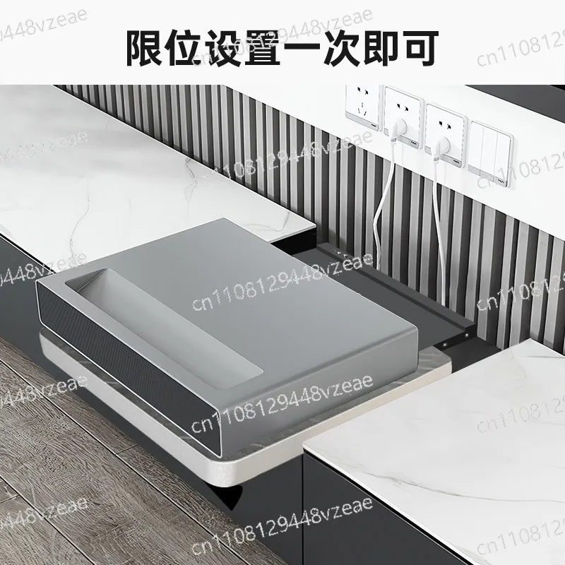 Ultra-thin Telescopic Stand for Laser TV, Ultra Short Throw Projector Bracket, 1S Quick Adjustment Household Laser TV Mount