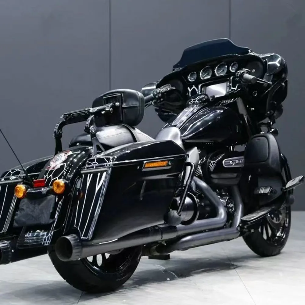 Motorcycle Exhaust System for Harley Touring Electra Glide Road Glide Street Glide Road King 09-2024 image 2