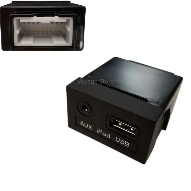 

961203 Оригинальный разъем X000 в сборе AUX и USB для Hyundai 2011-2013, Accent Solaris, USB-считыватель, адаптер для порта iPod AUX в сборе 961201 R000RY