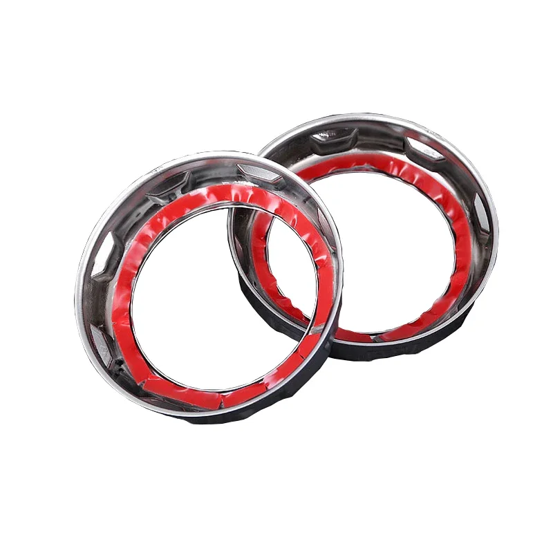 لاند روفر ديسكفري 4 LR3 لسيارة رينج روفر سبورت 2009-16 وحدة التحكم مسند الذراع صندوق خلفي منفذ تكييف الهواء تنفيس حلقة غطاء الكسوة #5