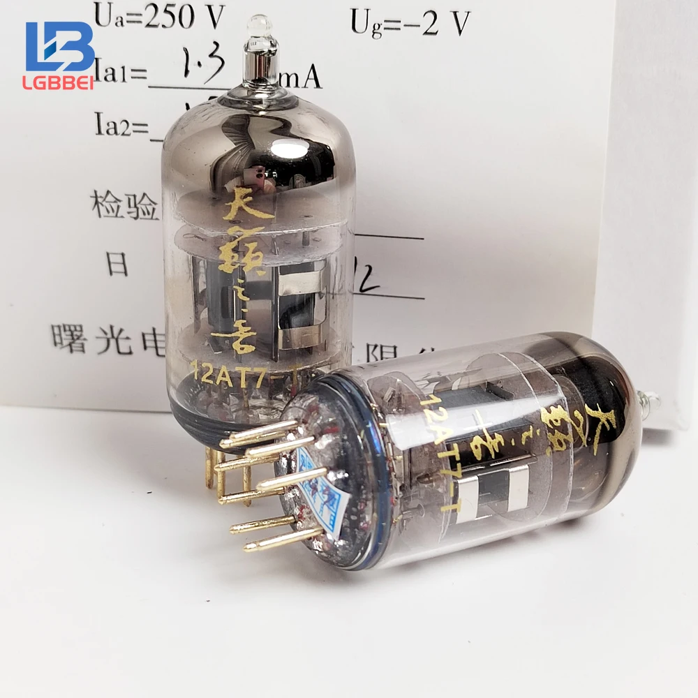 SHUGUANG 12AT7-T Vacuum Tube Replace 12AT7 ECC81 Tube Amplifier Kit HIFI Audio Valve DIY Preamp Factory Test Matched Quad