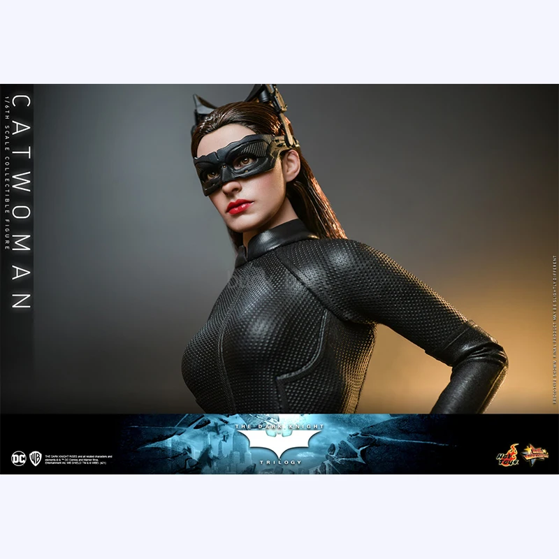 Brinquedos quentes originais catwoman figura de ação batman figuras ht mms627 selina kyle modelo estátua bonecas coleção decoração brinquedos presente