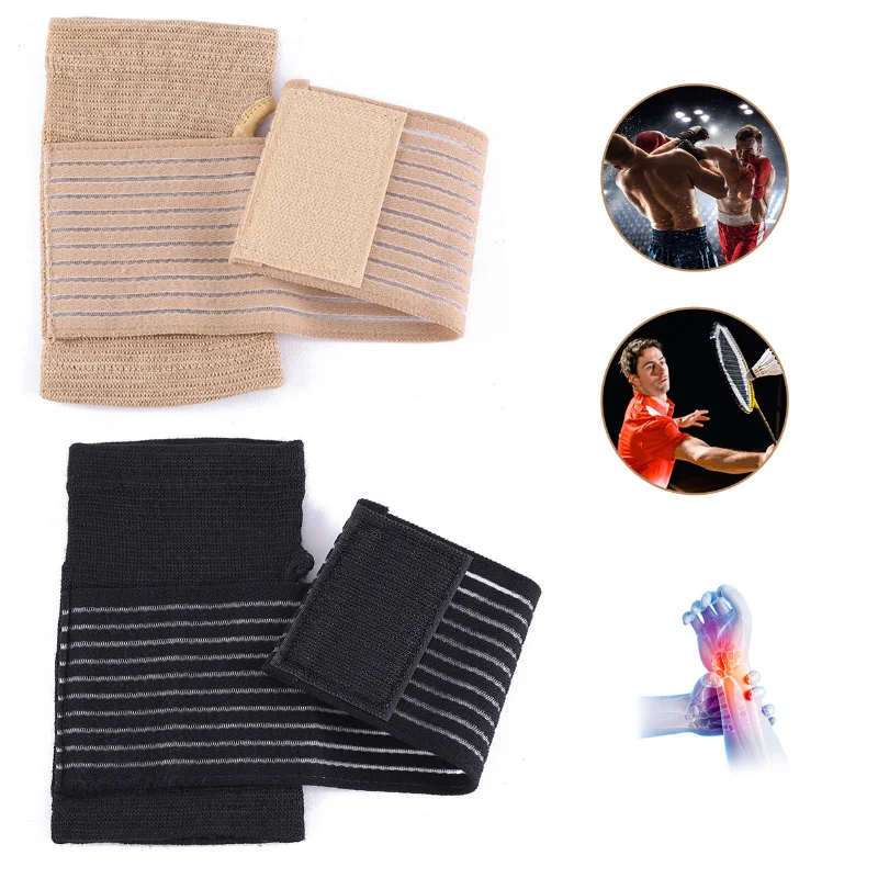 2pcs Sports Wristband Self-adhesive Elastic Bandage Gym Sports Wrap for Knee Support Finger Ankle Palm Wrapping Tape Wrist Band