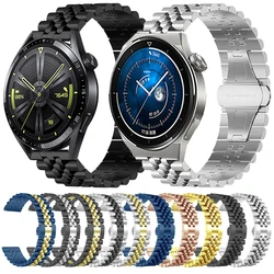 20mm 22mm Stainless Steel Strap For HUAWEI WATCH GT 3 46mm 42mm Band HONOR Magic Watch2 GS Pro ES Metal Bracelet Belt Watchbands