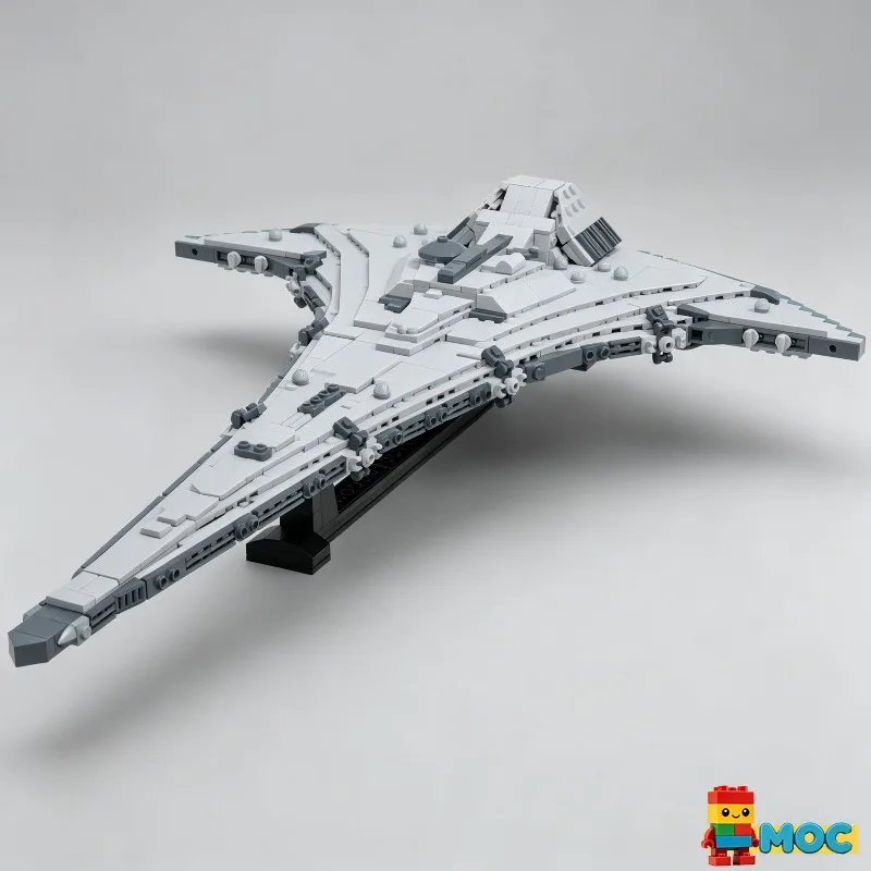 965PCS Sci Fi Interstellar Exploration Destiny Spaceship MOC Model Block Assembly Educational Birthday Christmas Collection Gift
