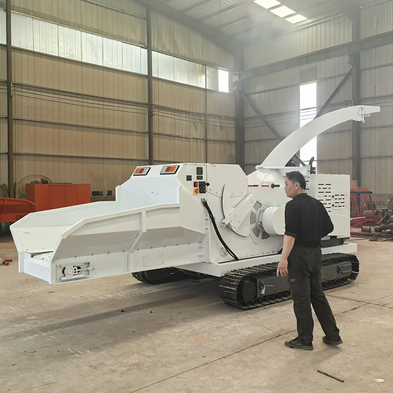 Customized Diesel Wood Chipper Machine High Efficiency Garden Tree Branch Shredder Wholesale Factory Direct Wood Crusher