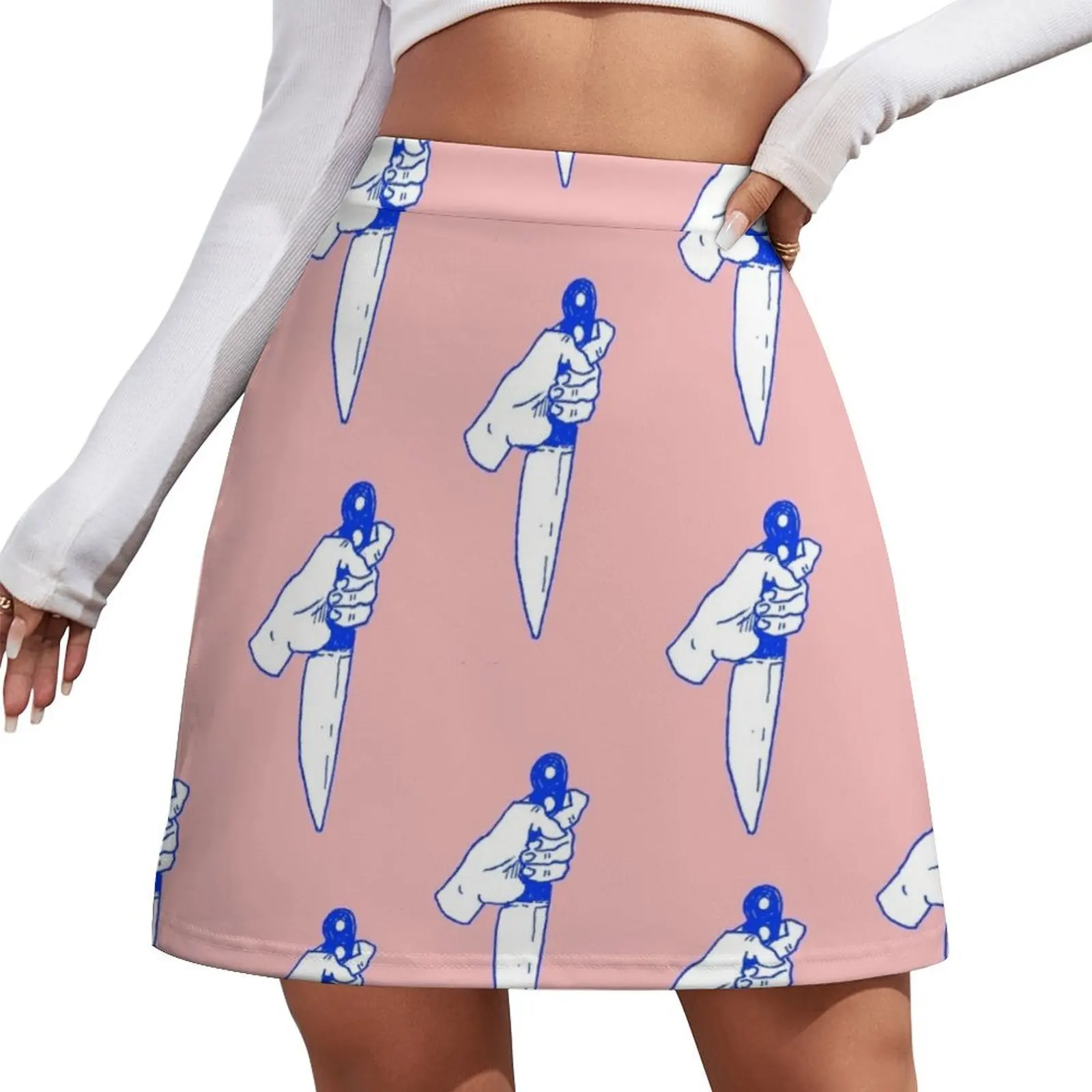 

Knife Pattern Mini Skirt skirts for womans Womens dresses Women's skirts new in dresses Mini Skirt