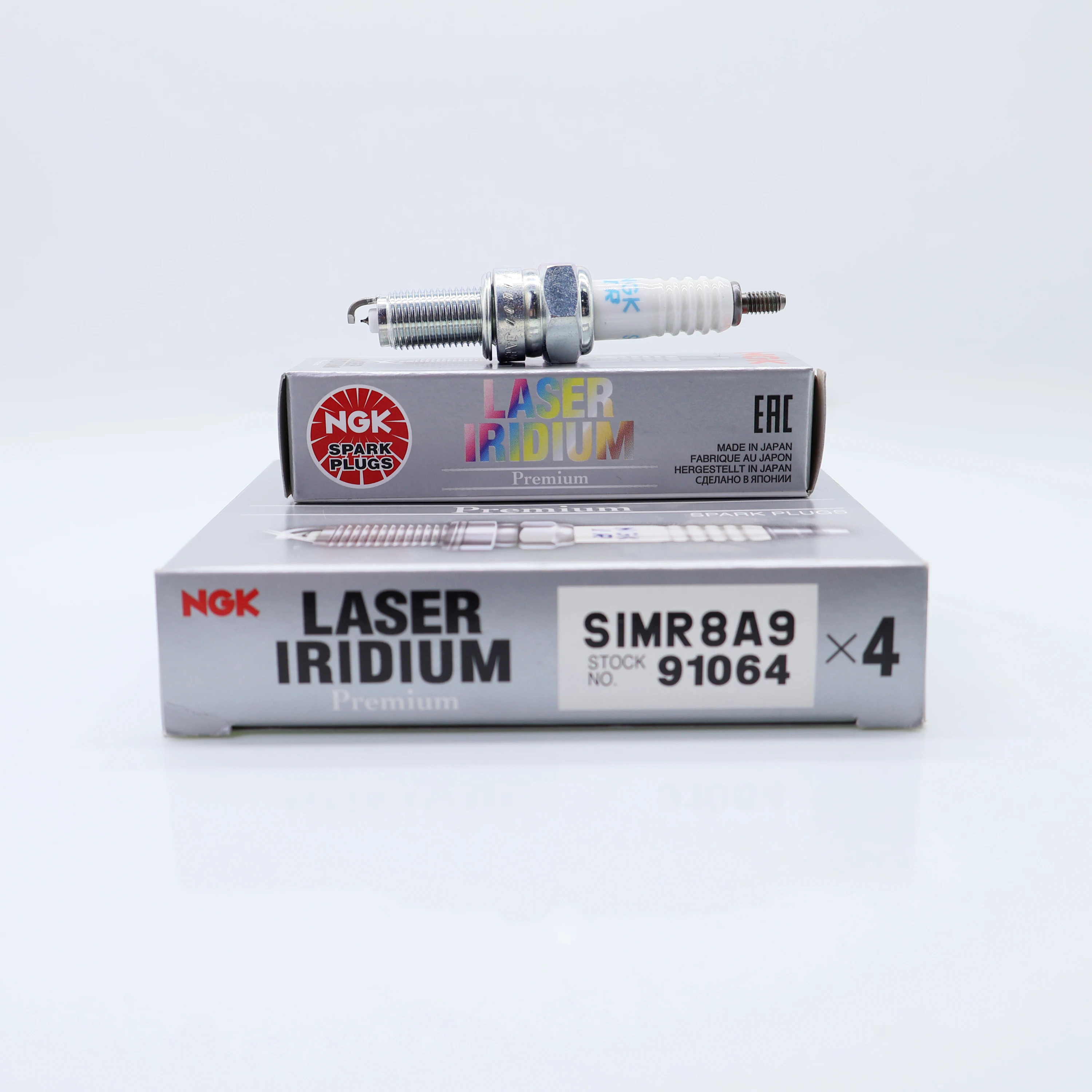NGK Laser Iridium Spark Plug SIMR8A9 91064 Original genuine product for Honda OEM:31916MEH003,31916MEH0030