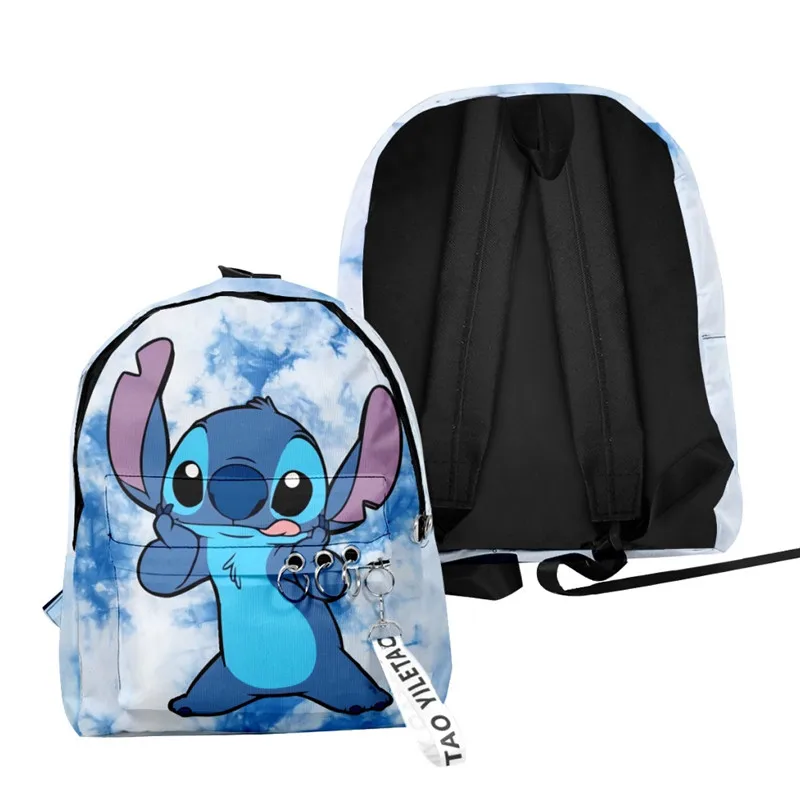 Disney Anime Lilo & Stitch Schoolbag Kawaii Stitch Children Backpack Leisure Cartoon Student Girl Boy Holiday Gifts