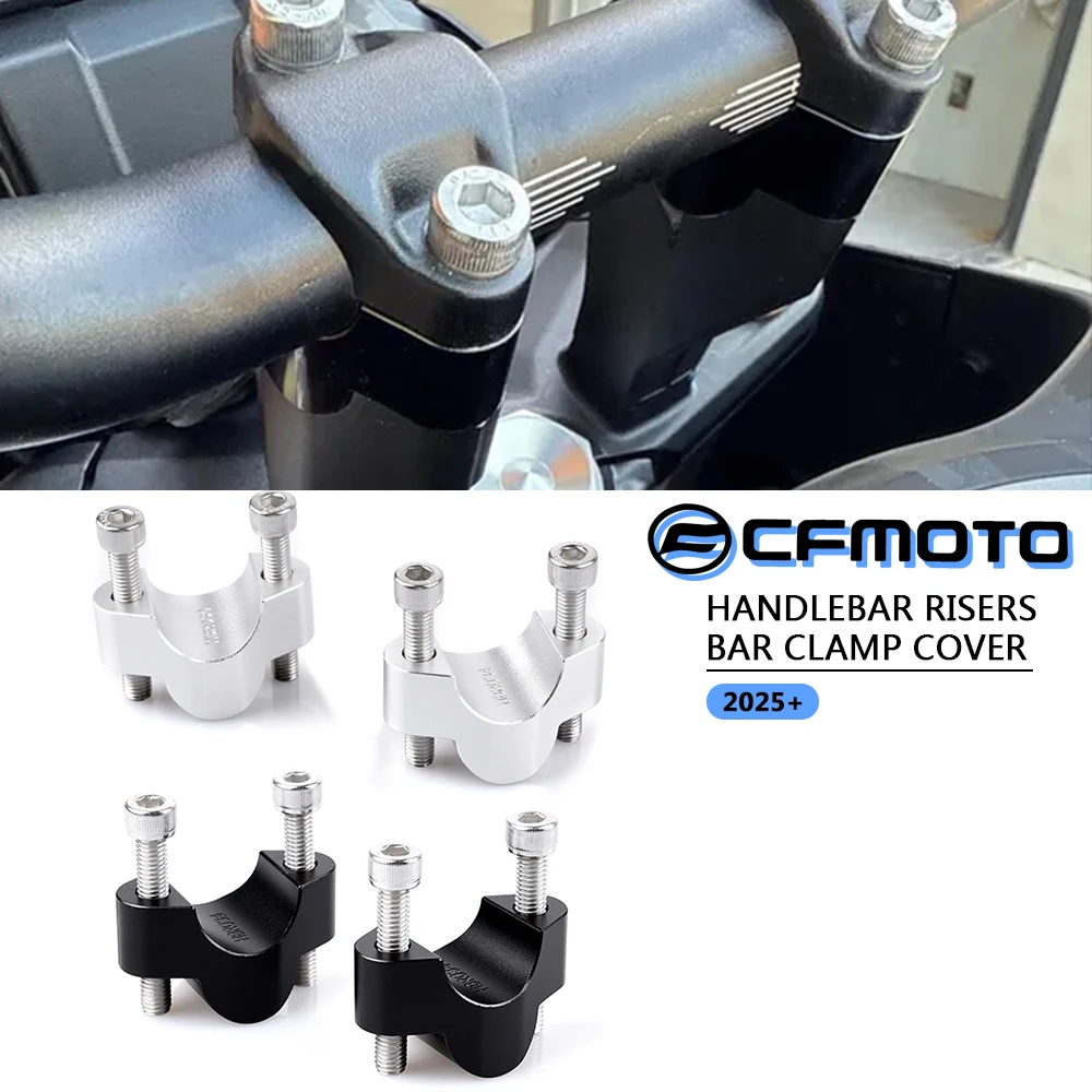 المقود الناهضون بار المشبك غطاء ل CFMOTO 450MT 800MT-X 2021-2025 دراجة نارية الملحقات بار محول تركيب 450 800 MT
