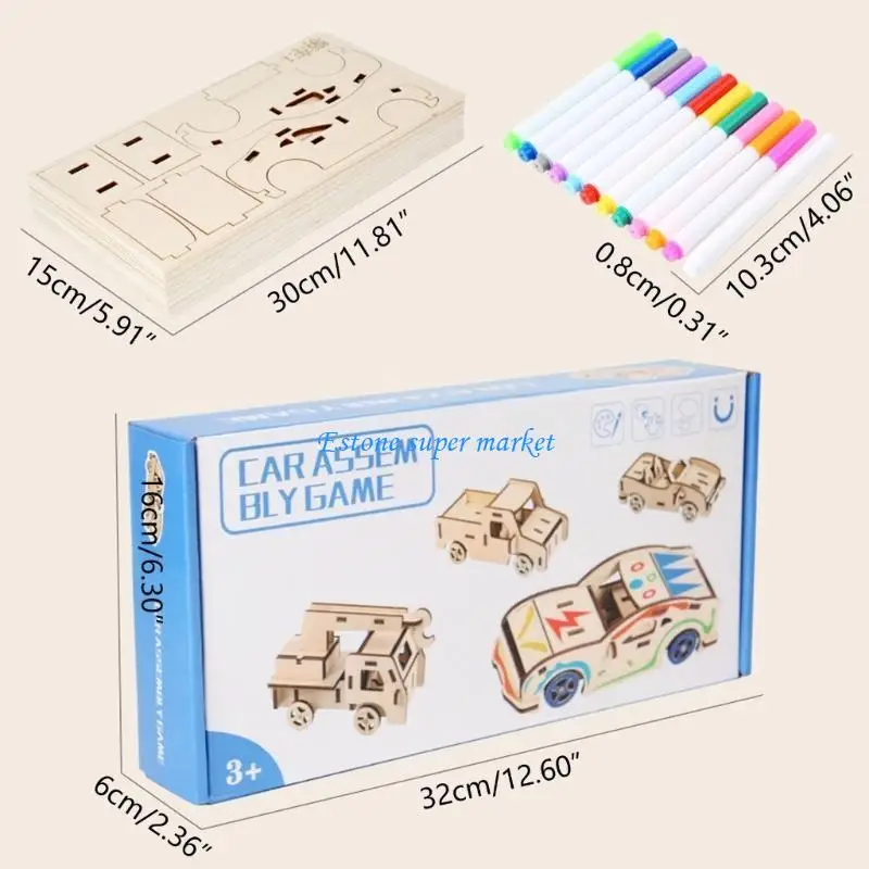 090b Papierfahrzeuge Versammlung Spielzeug Kinder Geburtstag Geschenk Kinder Zimmer Dekorationen