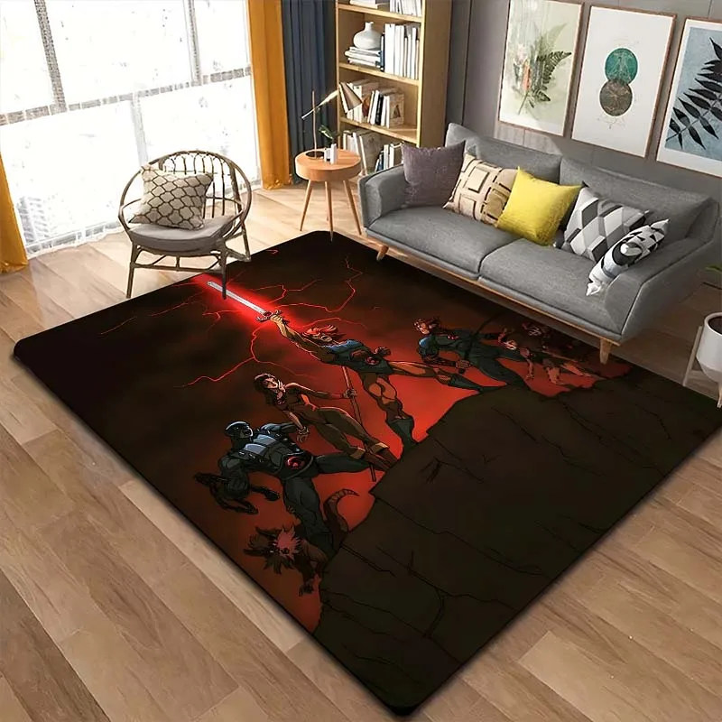 Classic Animation T-Thundercats Pattern Living Room Bedroom Carpet Bedside Bathroom Floor Mat 15 Size Area Rug Room Home Decor