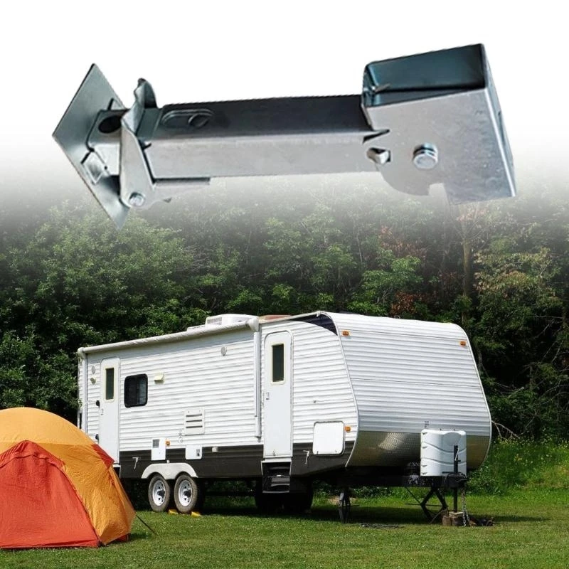 

Foldable Campers Trailer Support Jacking 450kg Capacity Galvanized Steel Stabilizer Leg 12-18Inch Adjustable For Parking X37F