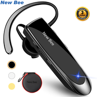 New Bee LC-B41 Bluetooth Wireless Headset V5.0 Handsfree Earbuds Driving Earphones Headphones with Mic 24Hrs Talking Time