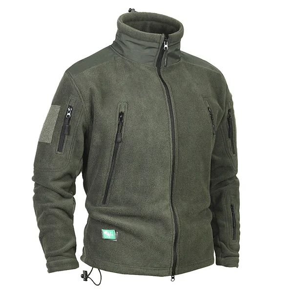 Men's Winter Tactical Fleece Jacket Thicken Warm Softshell Outdoor Hiking Climbing Jacket Inner Liner Field Military Combat Coat