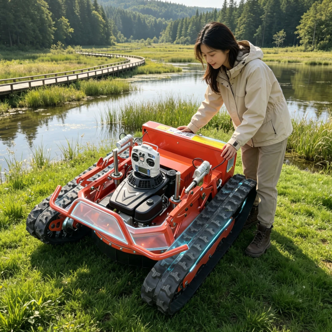 Smart Garden Click And Grow - Geavanceerd intelligent rupsbanden-afstandsbedieningssysteem voor gazonmaaiers, geschikt