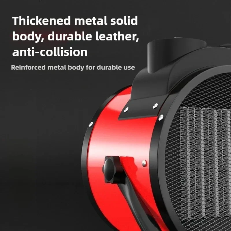 NEW Portable Electric Space Heater with Overheat and Tip-Over Protection 2000W Adjustable Thermostat 2 Heat Settings + Fan Mode image 3