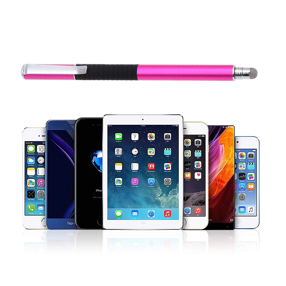 

5 Pcs Capacitor Pen Set Capacitive Handwriting Tool Touch Screen Phone Pens Pink