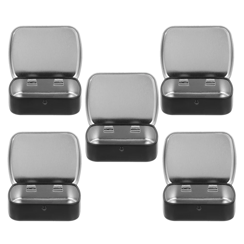 

Mini Iron Candy Organizer Box Portable Metal Container Storage Solution Small Case For Snacks Medicines