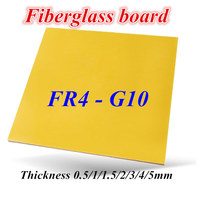 3240 Epoxy Resin Insulating Board G10 FR4 Glass Fiber Bakelite Electrical Lithium Battery Processing Engraving Cutting Yellow