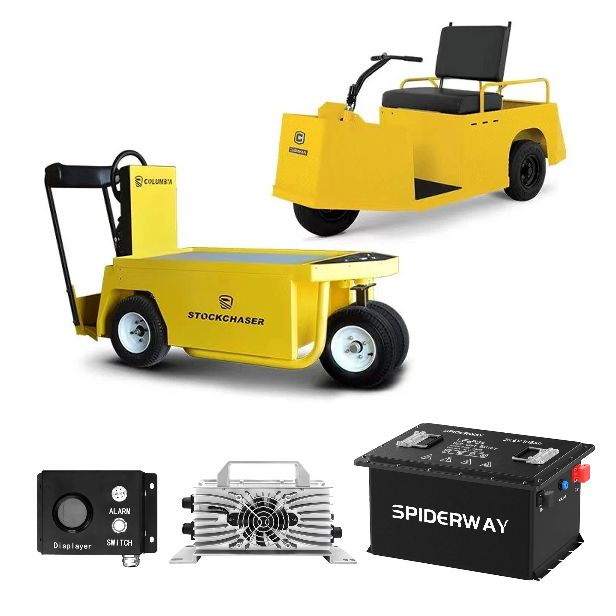 

24V(25.6V) 105Ah LiFePO4 Lithium Battery home camping solar energy storage Genie GS Skyjack JLG Perfect for Golf Carts