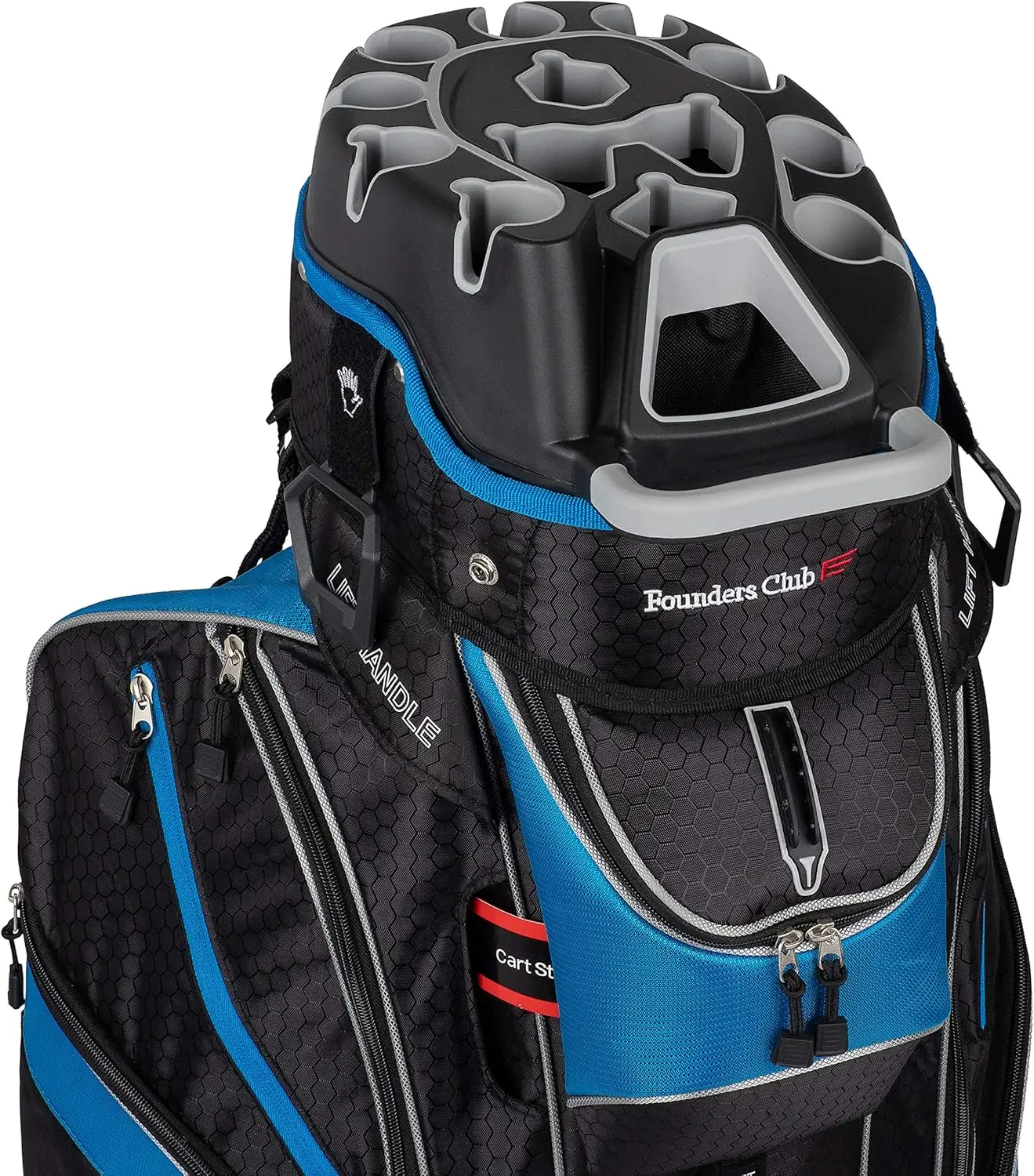 Premium Cart Bag com Divisor Top, 14 Way Organizer