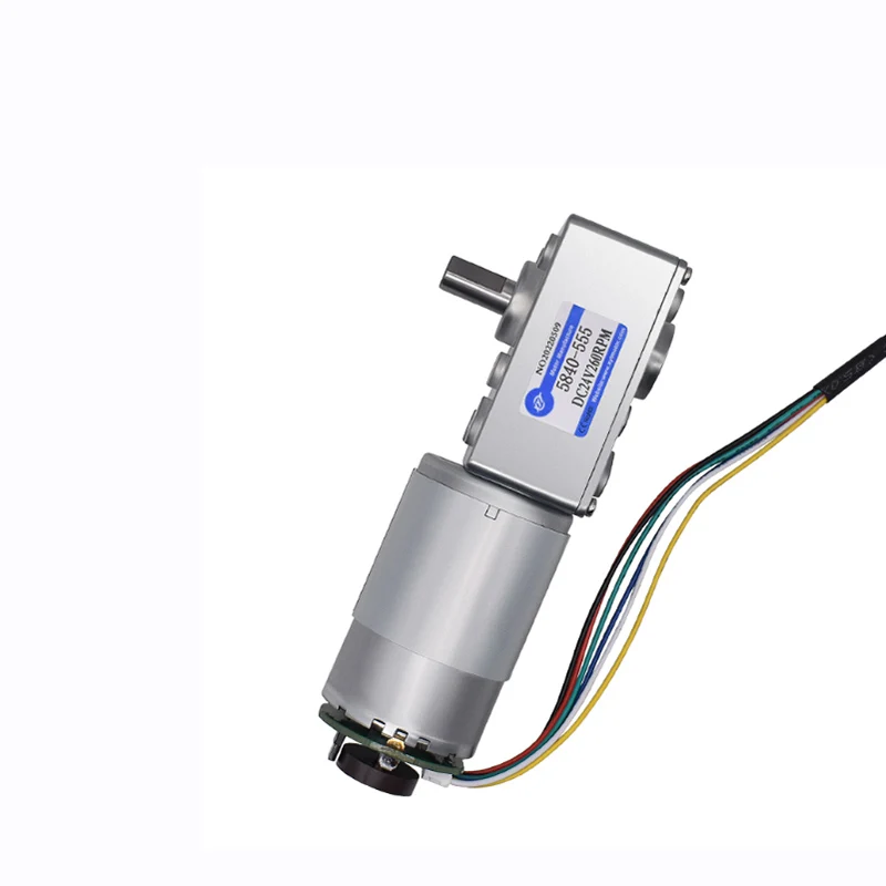 

5840-555 Turbo Worm Mini Dc Geared Motor Small Motor 12v24v With Encoder Self-Locking Gear