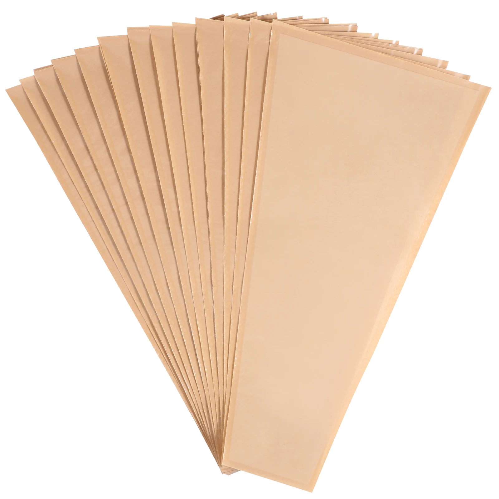 

50 Pcs Medium Kraft Paper Flower Packaging Bags Vintage Eco Multi Stem For Roses Bouquet Gifts Lightweight Handle Rope Protect