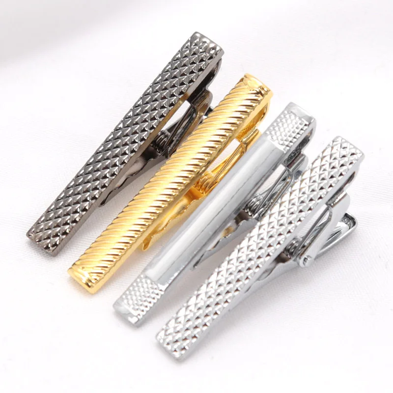 

New Metal Silver Color Tie Clip for Men Wedding Necktie Tie Clasp Clip Gentleman Ties Bar Fashion Tie Pin for Men's Accessories