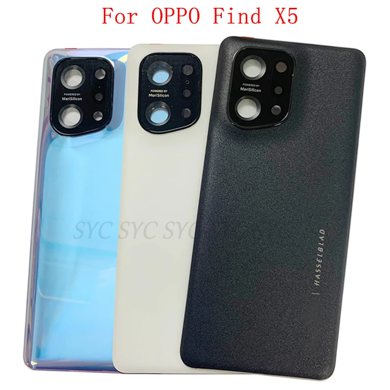 Back Cover Rear Door Housing Case For OPPO Find X5 Battery Cover with Logo Repair Parts