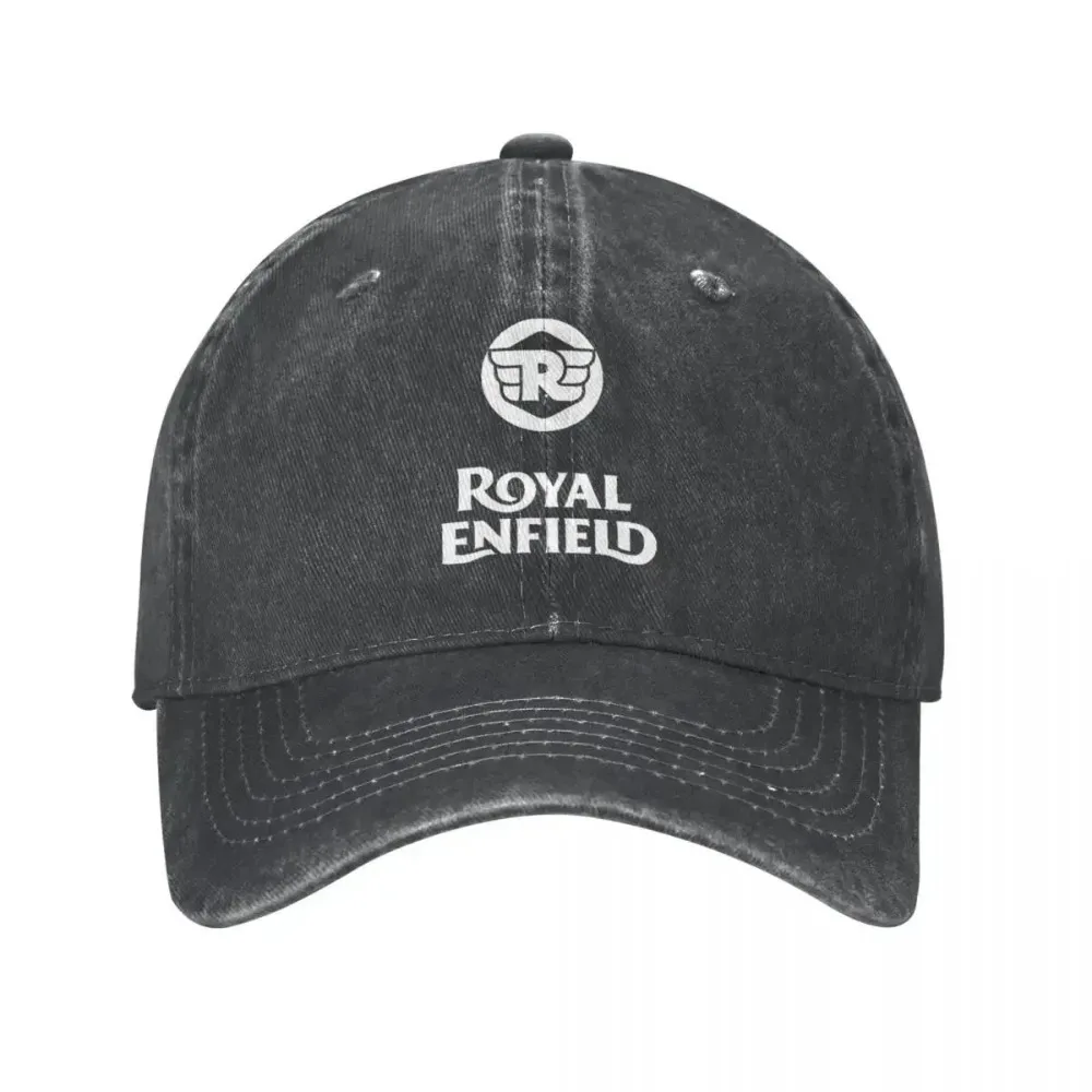 

Бейсболки с логотипом Royal Enfields, винтажная потертая джинсовая кепка Snapback для мотоциклетных гонок, унисекс, уличная летняя регулируемая шляпа