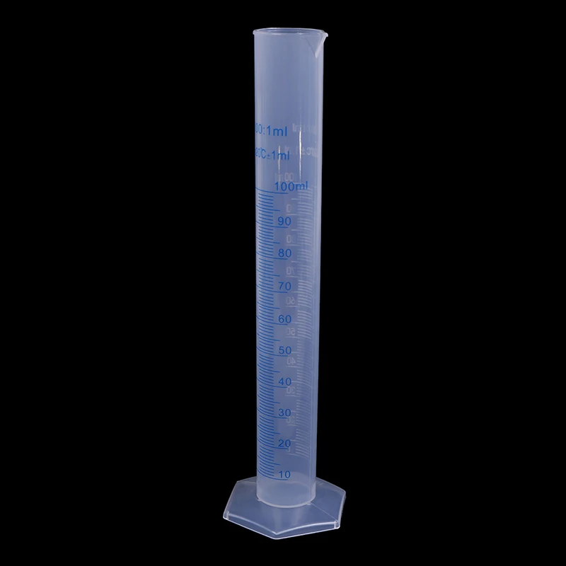 100ml measuring cylinder blue scale acid and alkali resistant measuring cylinder