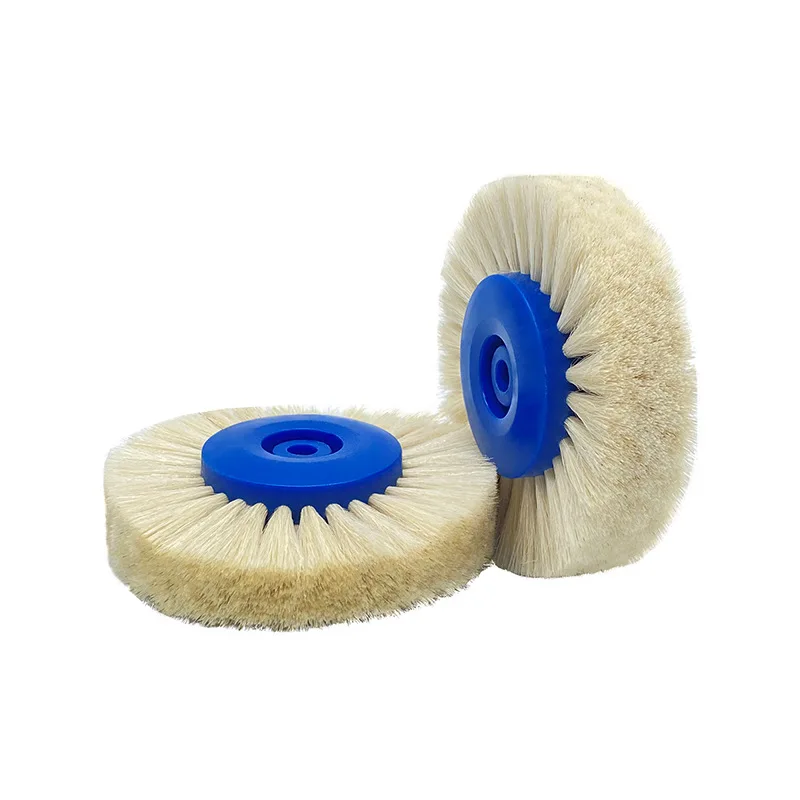 

10Pcs Dental Laboratory Lab Tools Materials Latch Polishing Brush 4C 6C 8C Wheel Rotary Wool White Brush Dentistry