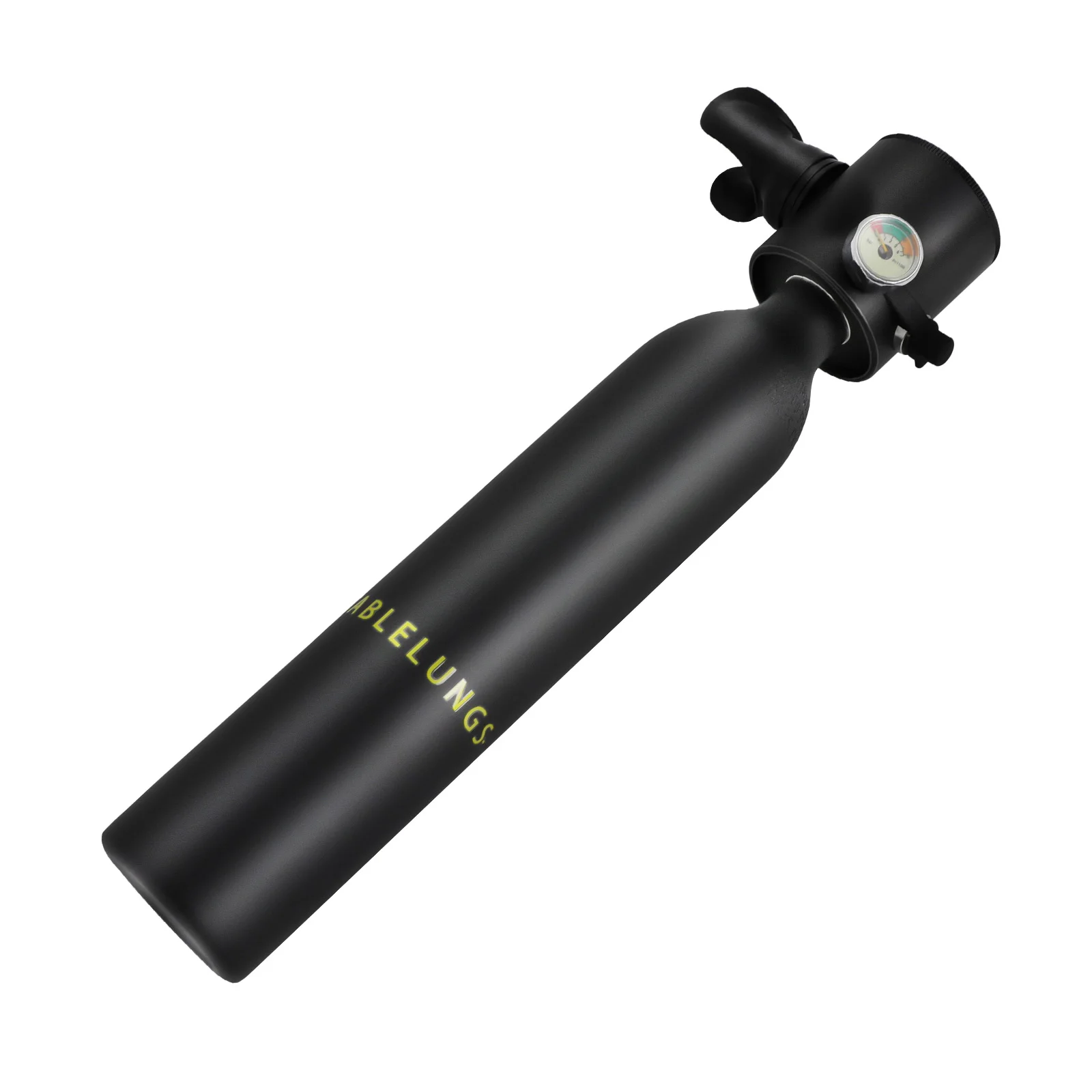 Portable 0.5L Diving Bottle with Gauge, Lightweight 2.2lbs, 5-10 Min Underwater, for Snorkeling Fishing Holiday, Backup Gas Cylinder for Divers (3000PSI/Black) view 5