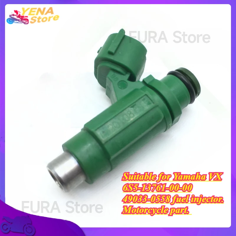 

Motorcycle fuel injector suitable for Yamaha VX 6S5-13761-00-00 49033-0558 fuel injector. Motorcycle part.