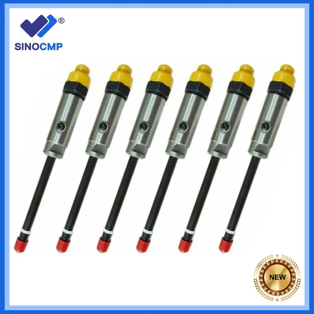 6 Pack Brand New Fuel Injector Pencil Nozzle 7W-7032 7W7032 0R3424, 0R1747 Fit Caterpillar 8A D8N 57H 3406 3406B 3406C 3412