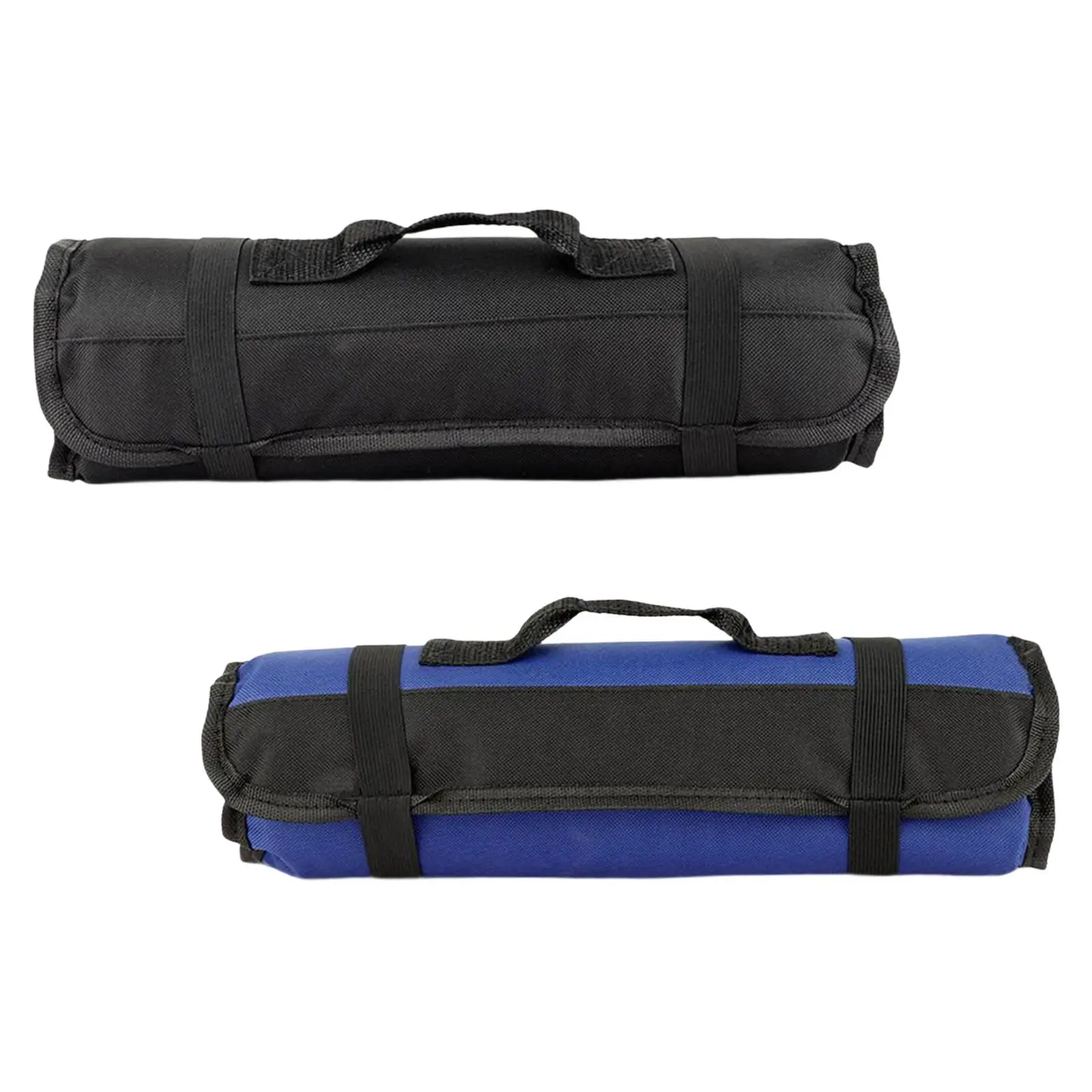 Outdoor Roll up Storage Bag Chef Knife Bag Multipurpose Waterproof Oxford Cloth Flatware Cutlery Carry Bag for Car Camping Trips