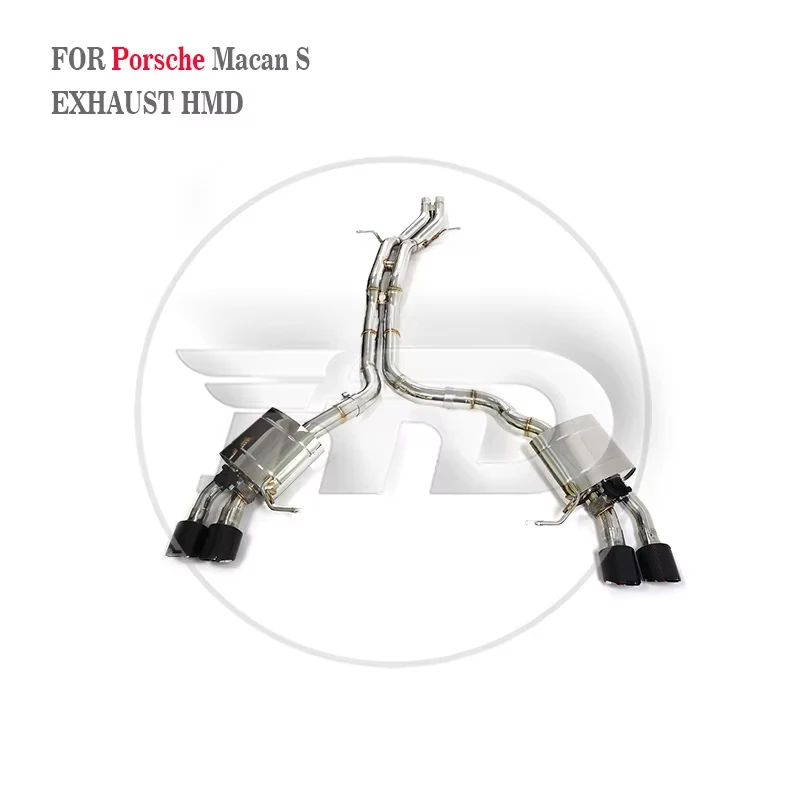 

Высокое качество Catback для Porsche MACAN GTS/S 3,0 T, выхлопная система из нержавеющей стали, электронный клапан, глушитель, наконечники, гоночная труба HMD