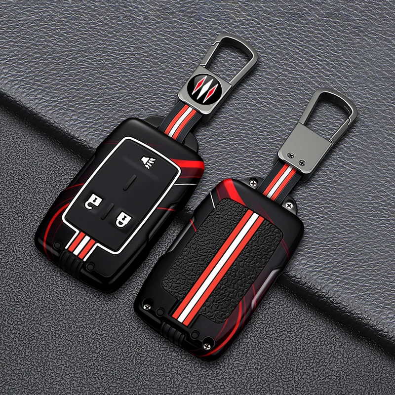 Metal car key modification shell suitable for Chevrolet GMC key cover Claude SUBURBAN remote control protective case accessories