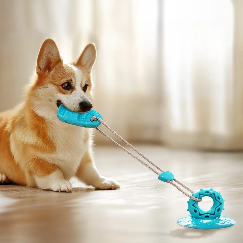 

2pcs Interactive Dog Chew Toys Slipper Shape Suction Cup Treat Ball for Medium Breed Teeth Grinding Boredom Relief Play Toys