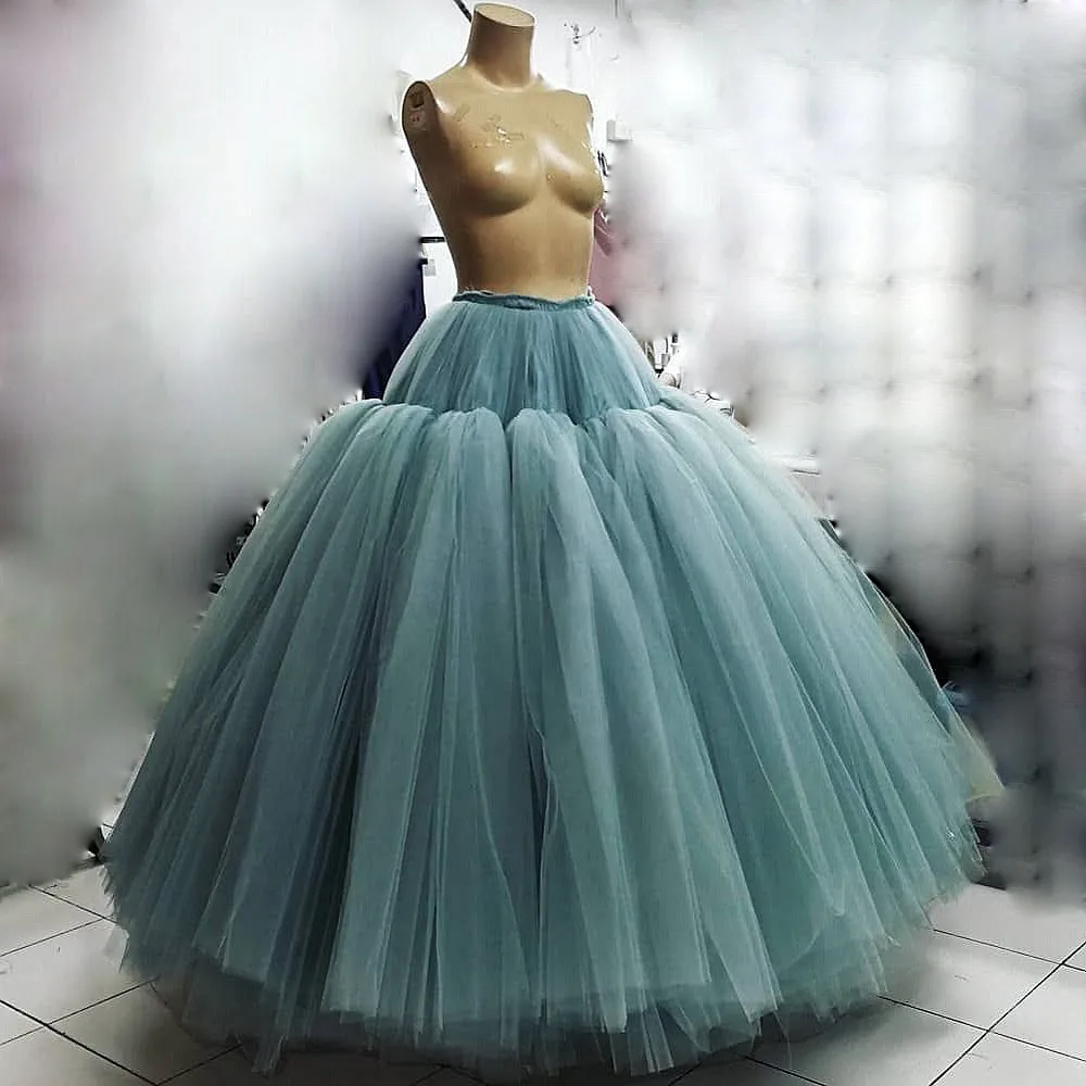 

Duaty Pink Tutu Holiday Skirt High Waist Mesh Soft Tulle Skirt Ball Gown Petticoat Custom Made Party Dance Female Maxi Skirt