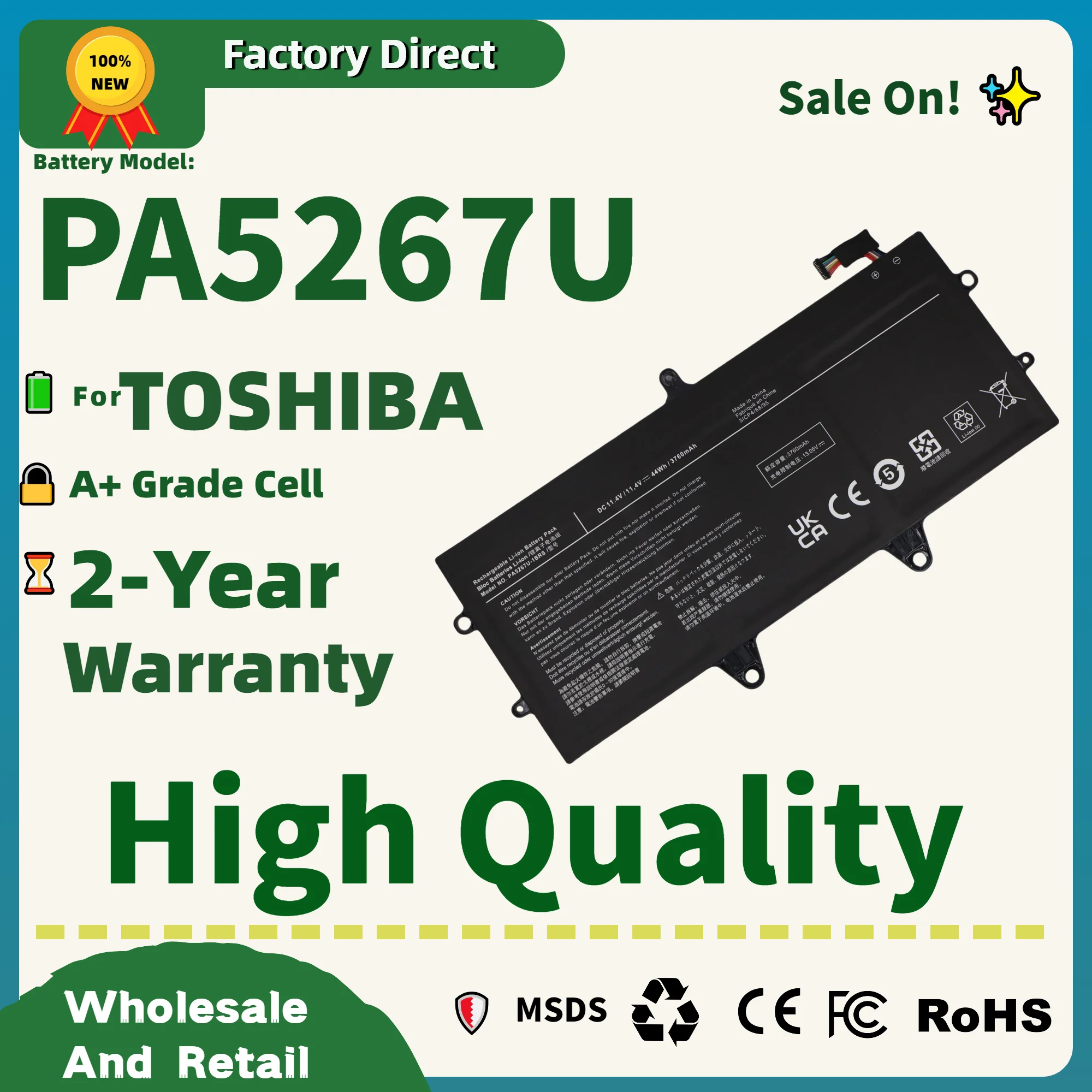 FRLAN PA5267U-1BRS 44Wh batería del ordenador portátil para las baterías Toshiba X20W X20W-D X20-E
