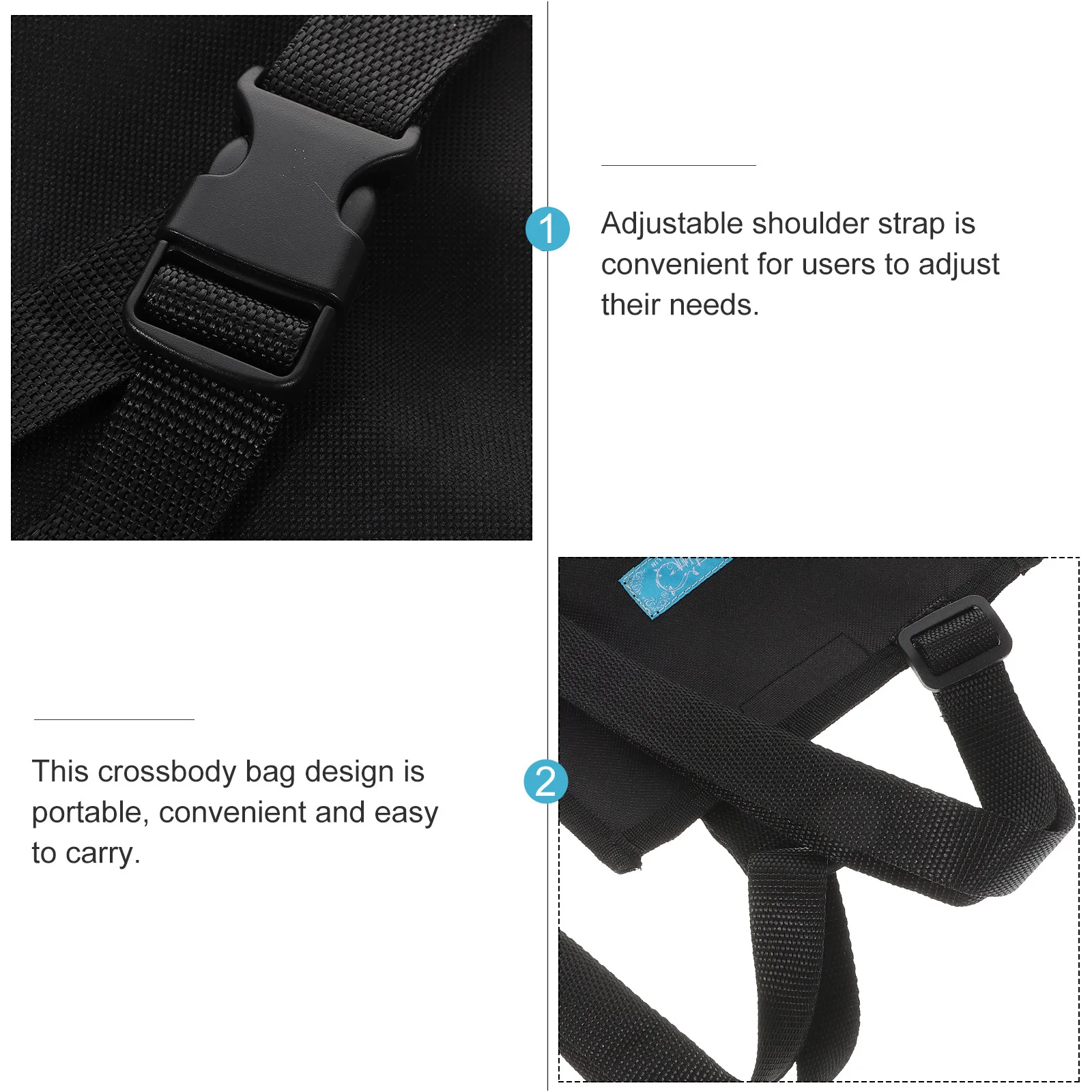 

1000Ml Adjustable Shoulder Strap Urinary Catheter For Elderly Nursing Drainage Storage Travel Wheelchair Bed Use Piss Biliary