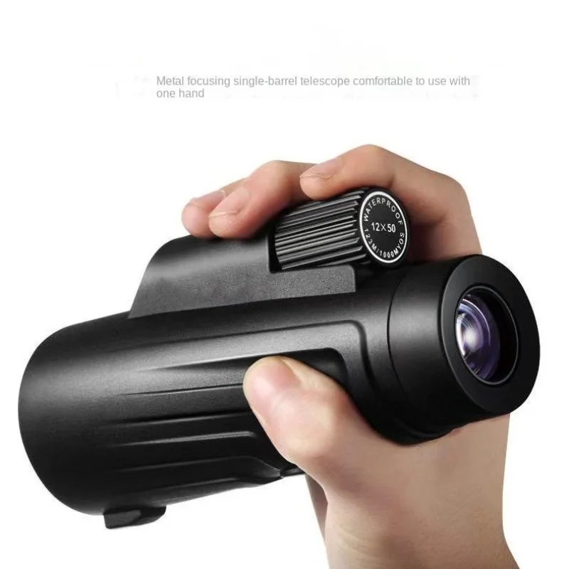 

Tiktok Kwai Short Video Popular 12 * 50 High-definition Hand-held Monocular Telescope Outdoor Hiking Telescope