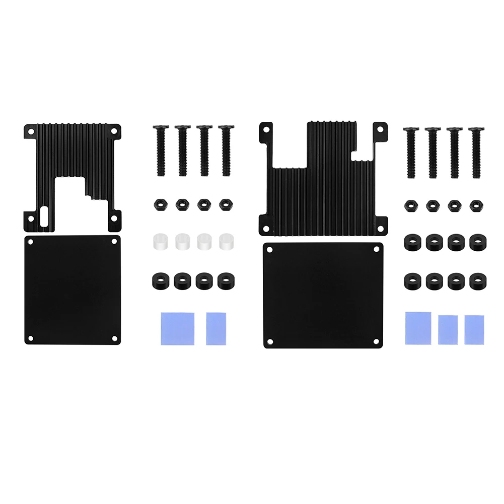 

For Orange Pi Zero/Orange Pi Zero 2 Aluminum Passive Cooling Case Black