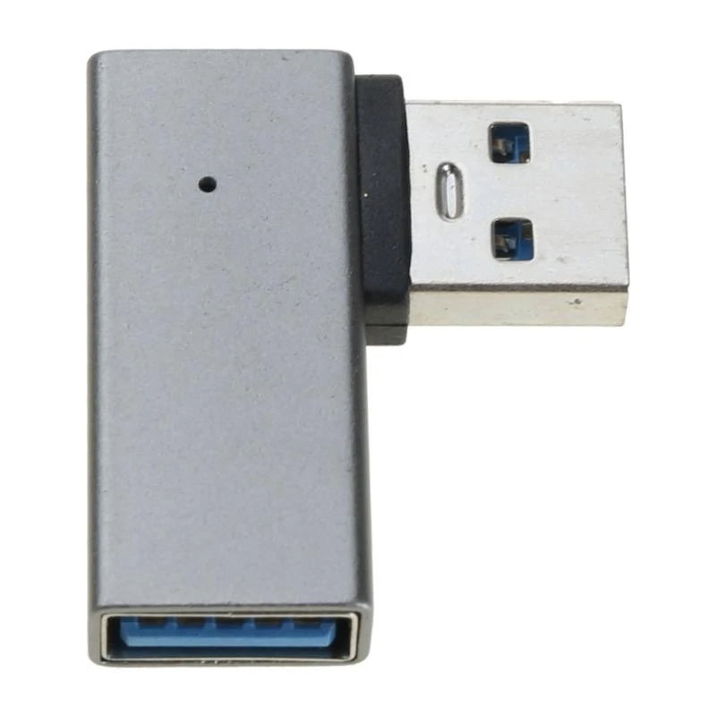 J0MB USB ذكور إلى محول أنثى تصميم الزاوية اليمنى اتصال سهل لدعم الضيق والضيق نقل البيانات 5 جيجابت في الثانية #4
